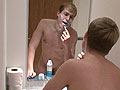  Budget Hotel - Bathroom Cam Catches Lads Shaving 